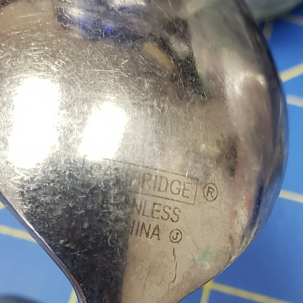 Cambridge Mat & Glossy Tip Stainless 3 Tablespoons 7.75